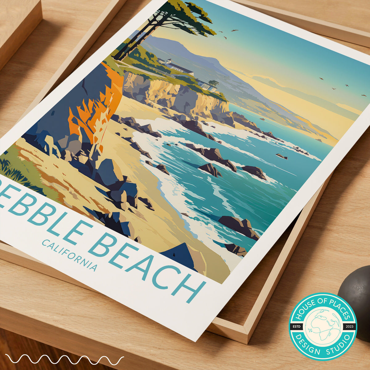 Pebble Beach travel poster – view 6