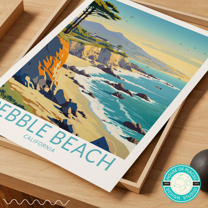 Pebble Beach travel poster – view 6
