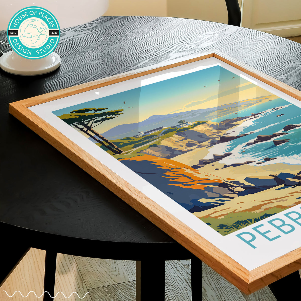 Pebble Beach travel poster – view 4