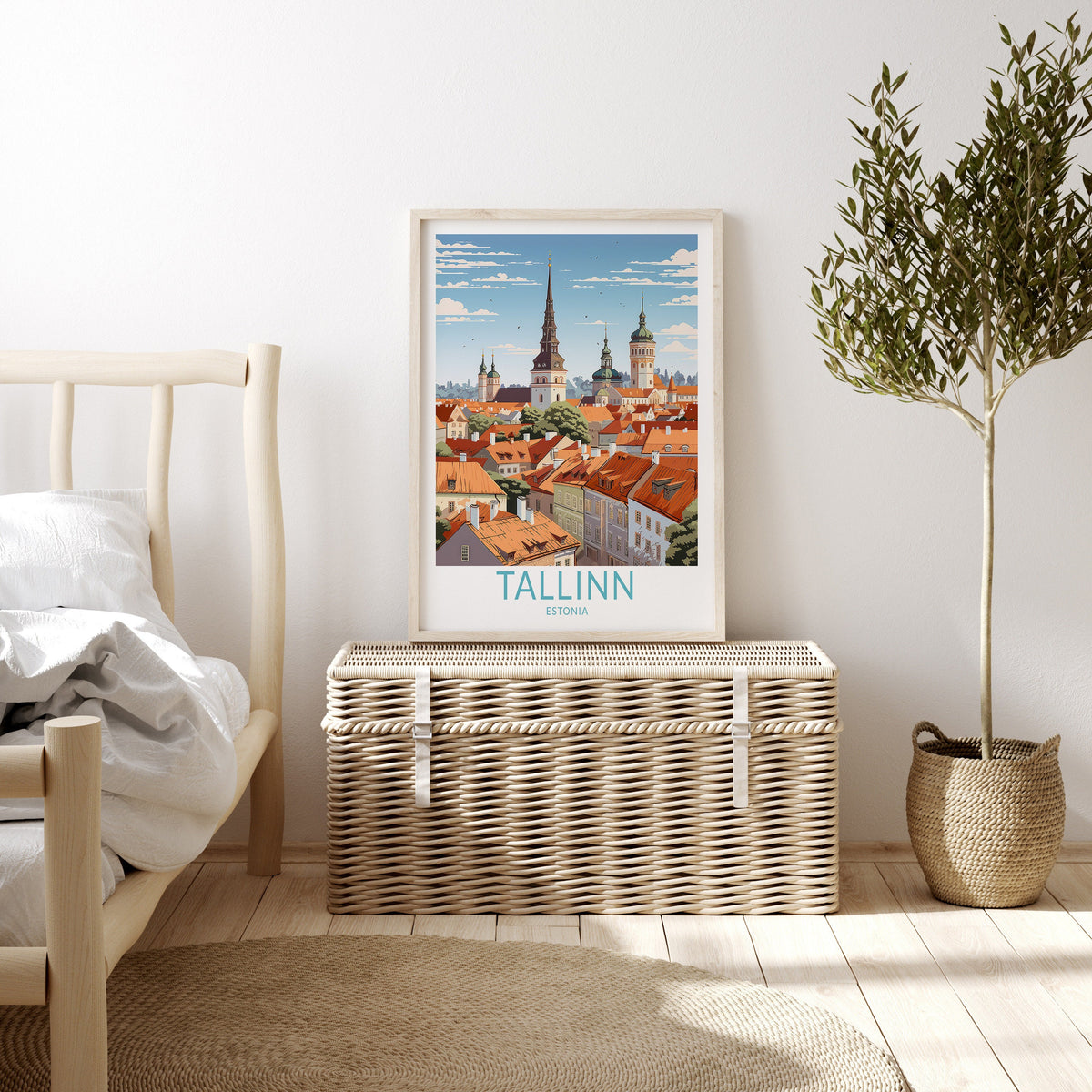 Tallinn travel poster – view 2