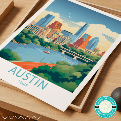 Austin travel poster – view 6