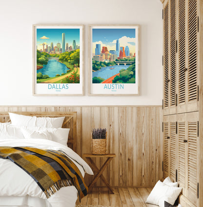 Austin travel poster – view 7