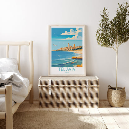 Tel Aviv travel poster – view 2