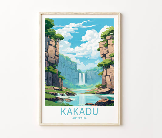 Kakadu Travel Poster – National Park Wall Art Print