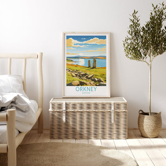 Orkney travel poster – view 2