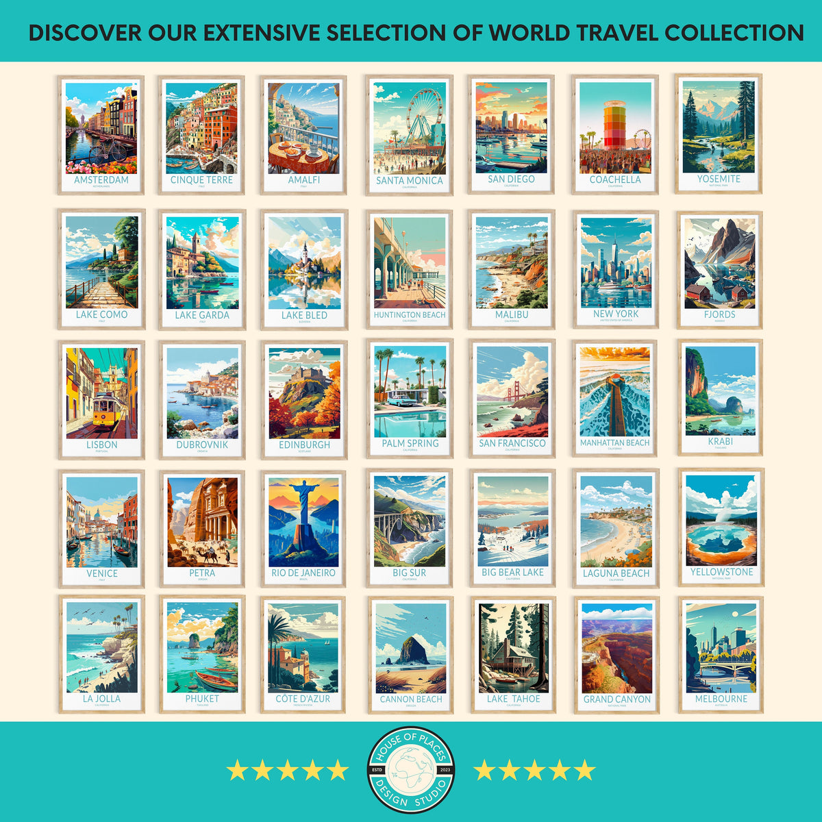 Pebble Beach travel poster – view 9
