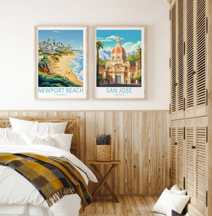 Newport Beach travel poster – view 5