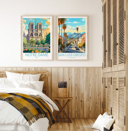 Cathédrale Notre-Dame travel poster – view 7