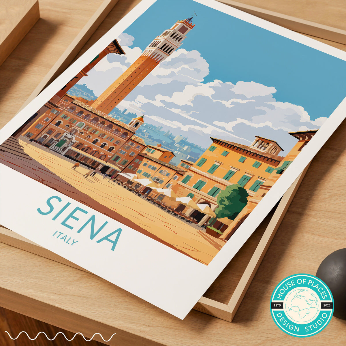 Siena travel poster – view 6