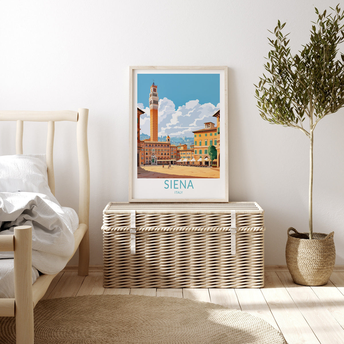 Siena travel poster – view 2