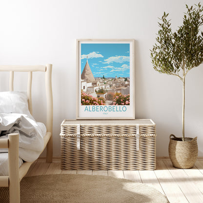 Alberobello travel poster – view 2