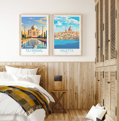Valletta travel poster – view 7
