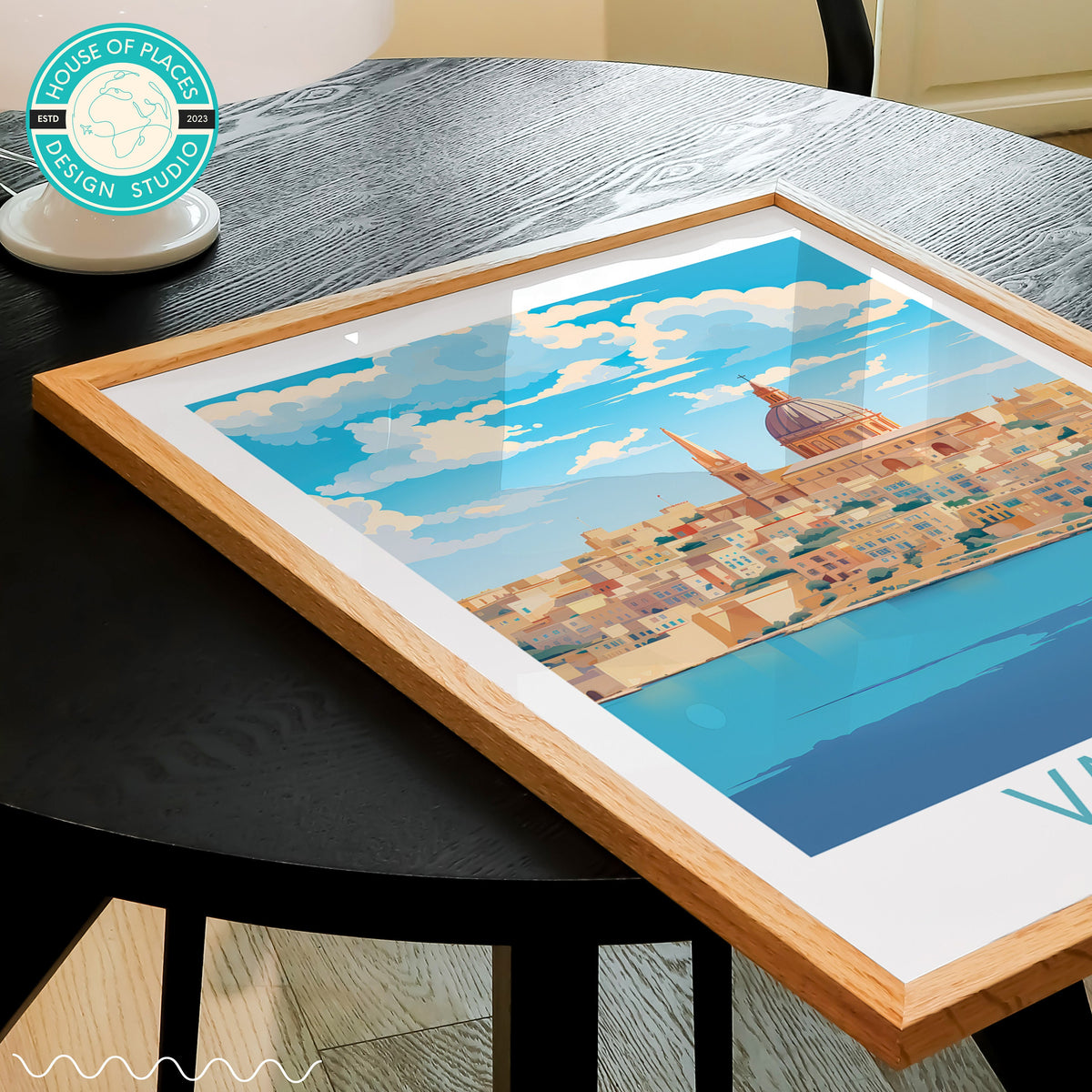 Valletta travel poster – view 4