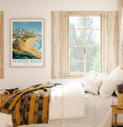 Newport Beach travel poster – view 3