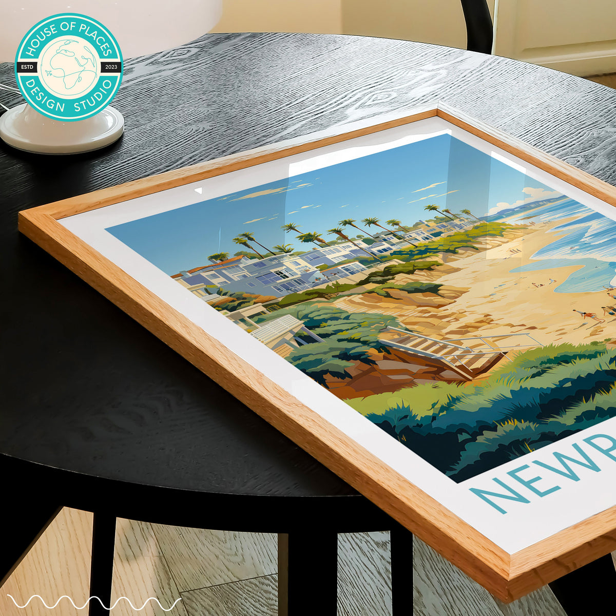 Newport Beach travel poster – view 7