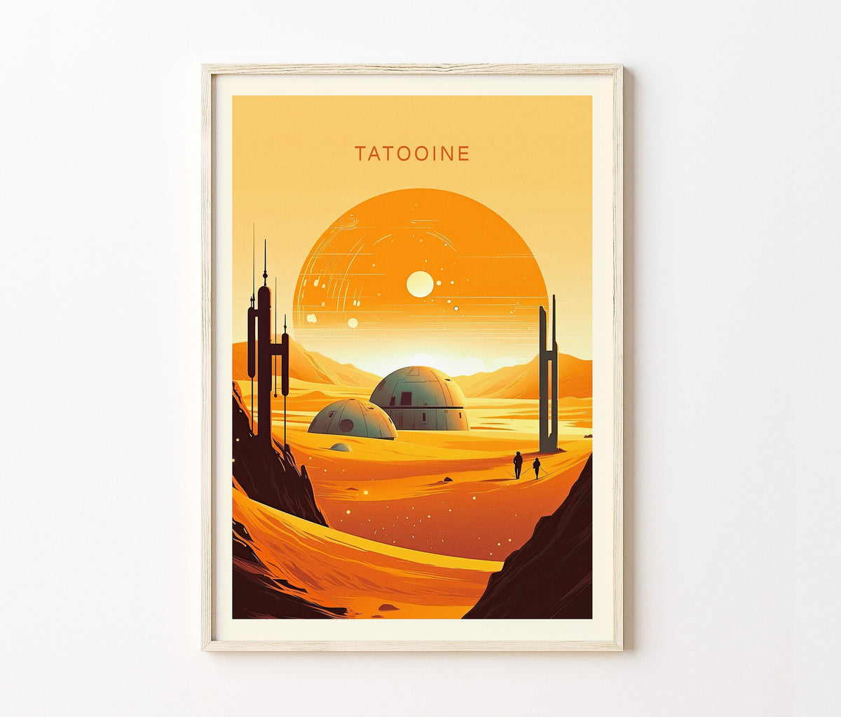 Tatooine Travel Poster – Bespin Hoth Endor New Wall Art Print