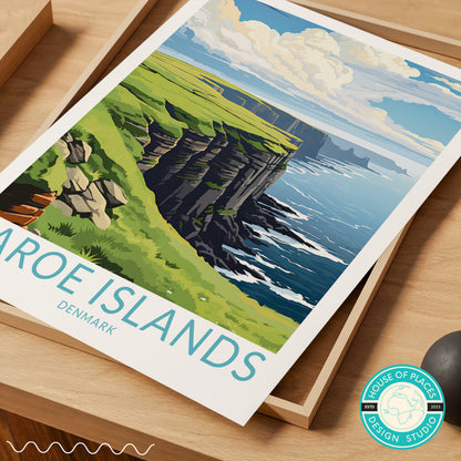 Faroe Islands travel poster – view 6