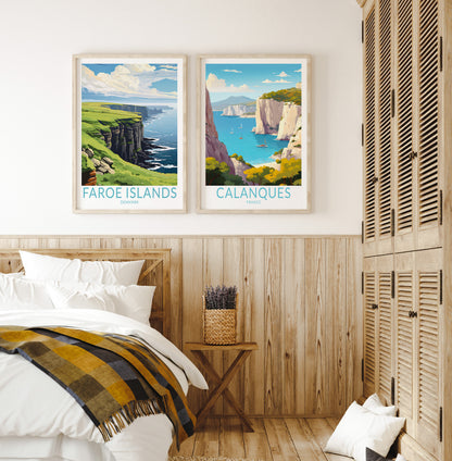 Faroe Islands travel poster – view 7