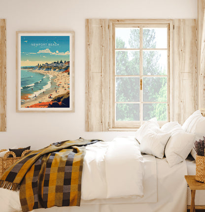 Newport Beach travel poster – view 3