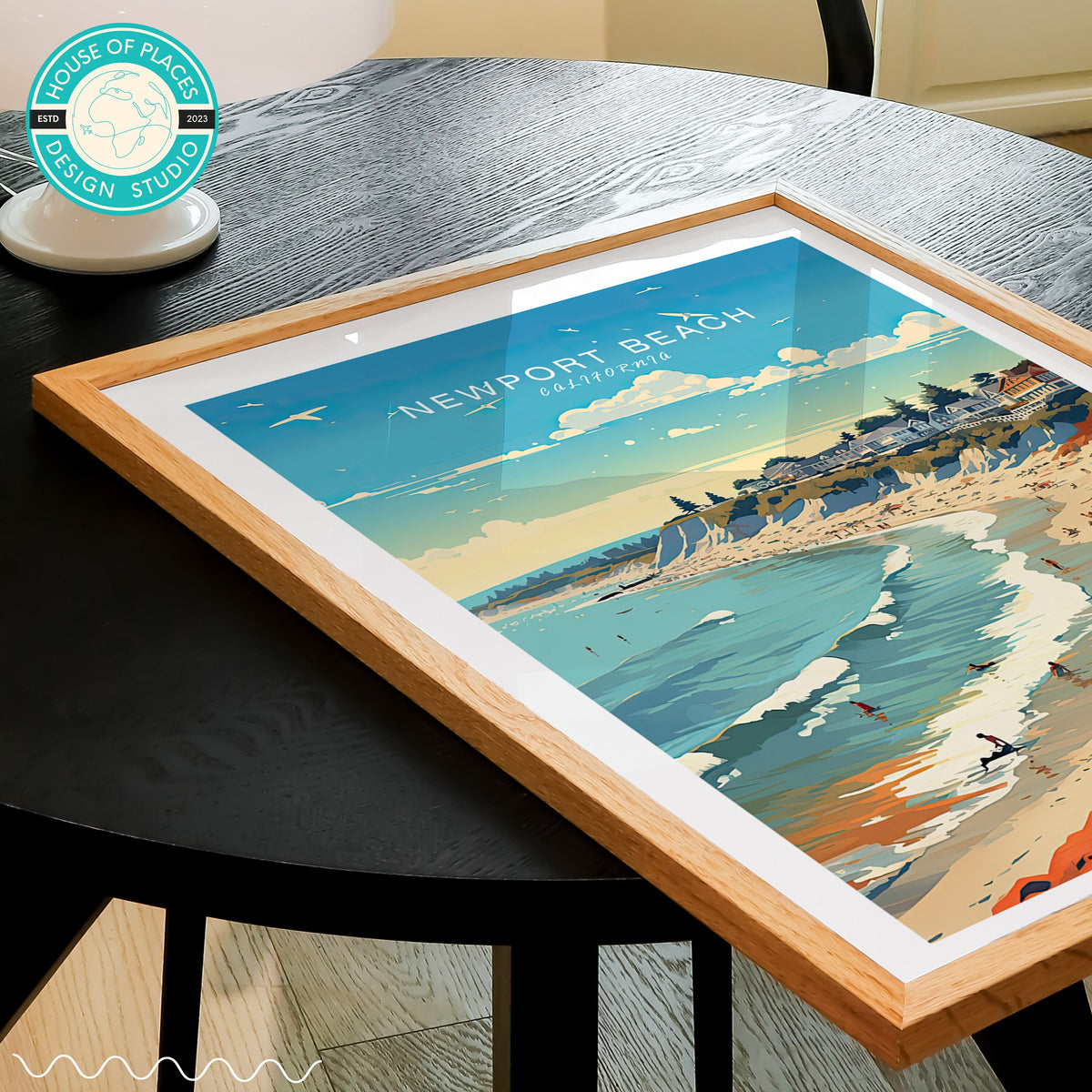 Newport Beach travel poster – view 4