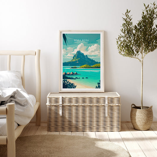 Bora Bora Island travel poster – view 2