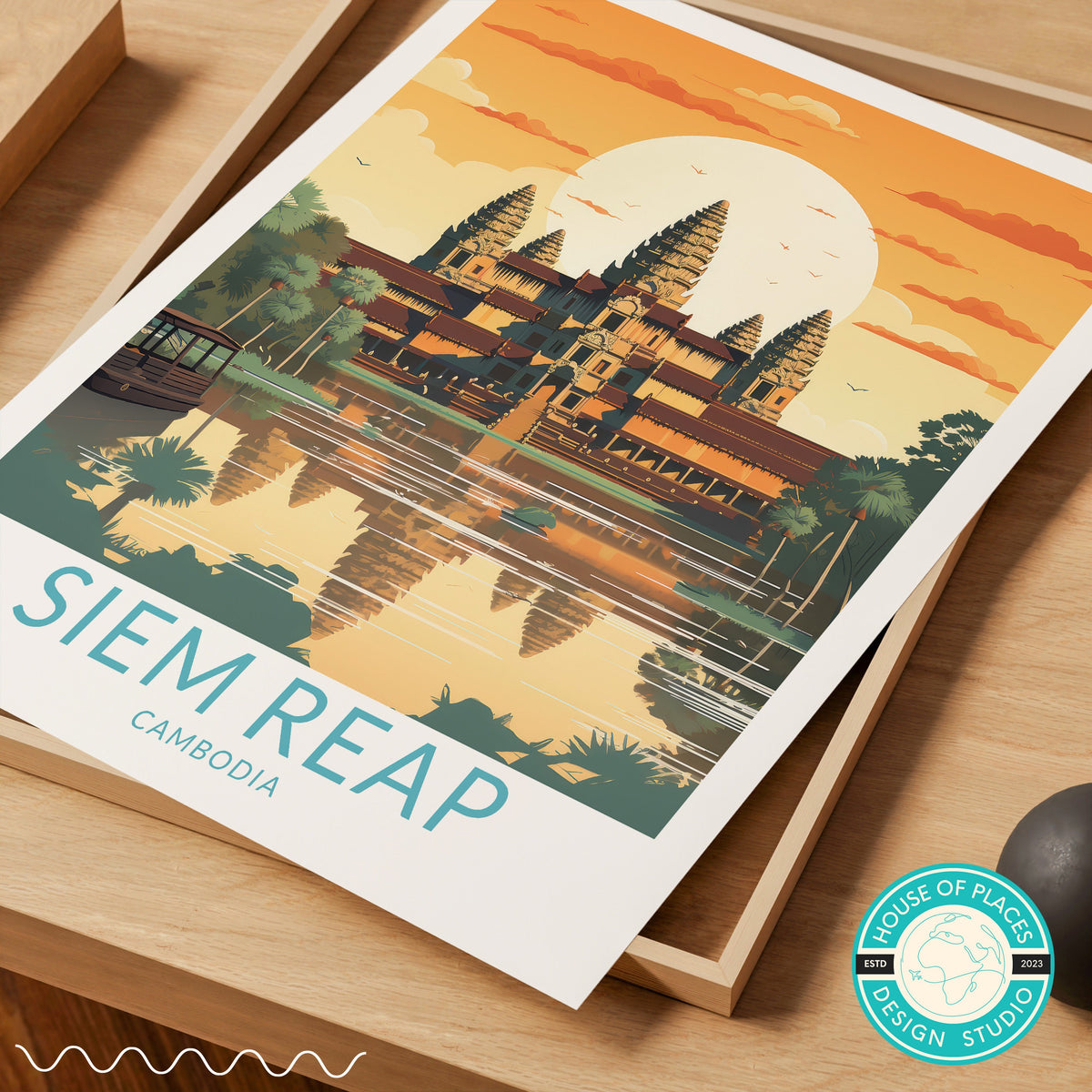 Siem Reap travel poster – view 6