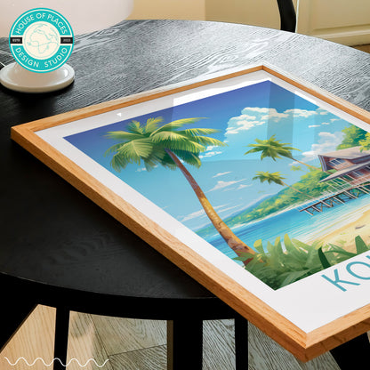 Koh Rong travel poster – view 4