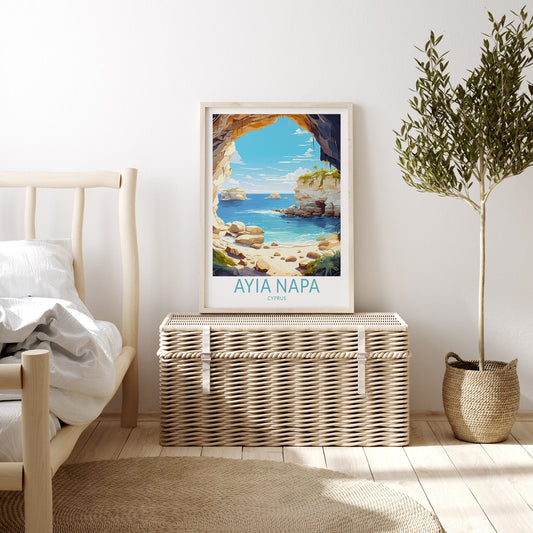 Ayia Napa travel poster – view 2