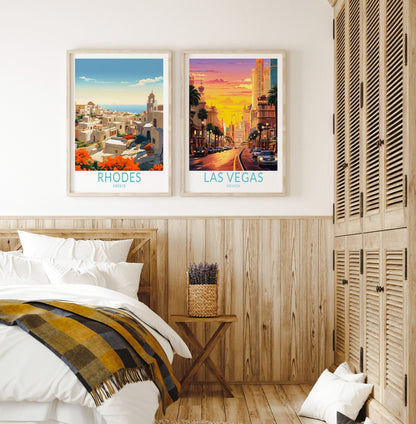 Las Vegas travel poster – view 7
