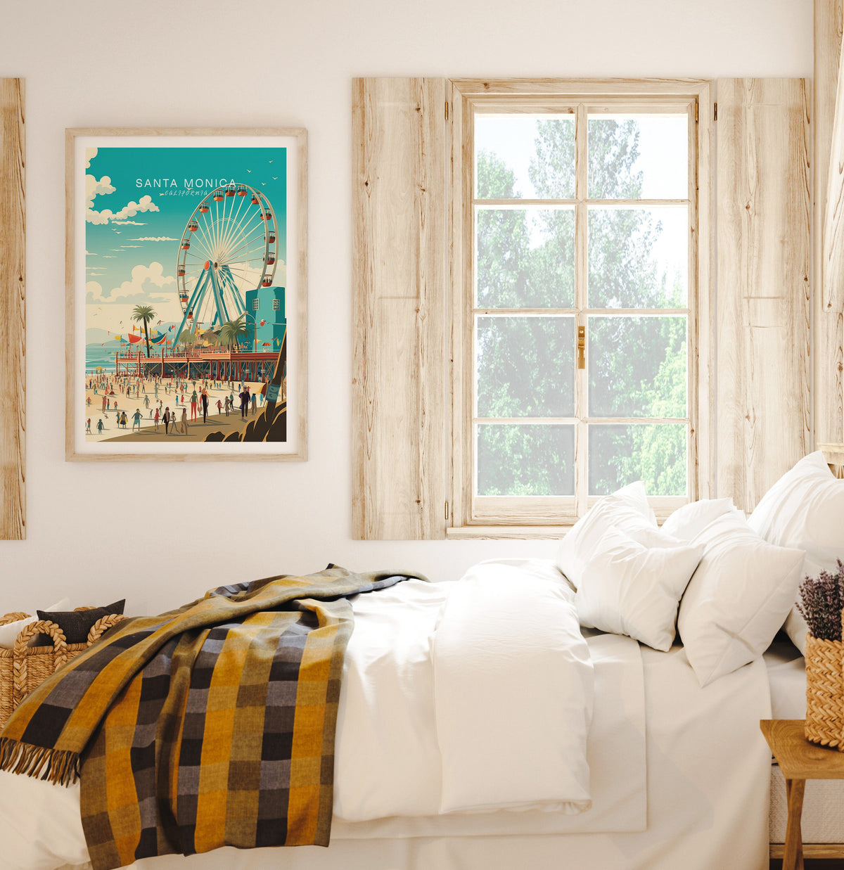 Santa Monica travel poster – view 3