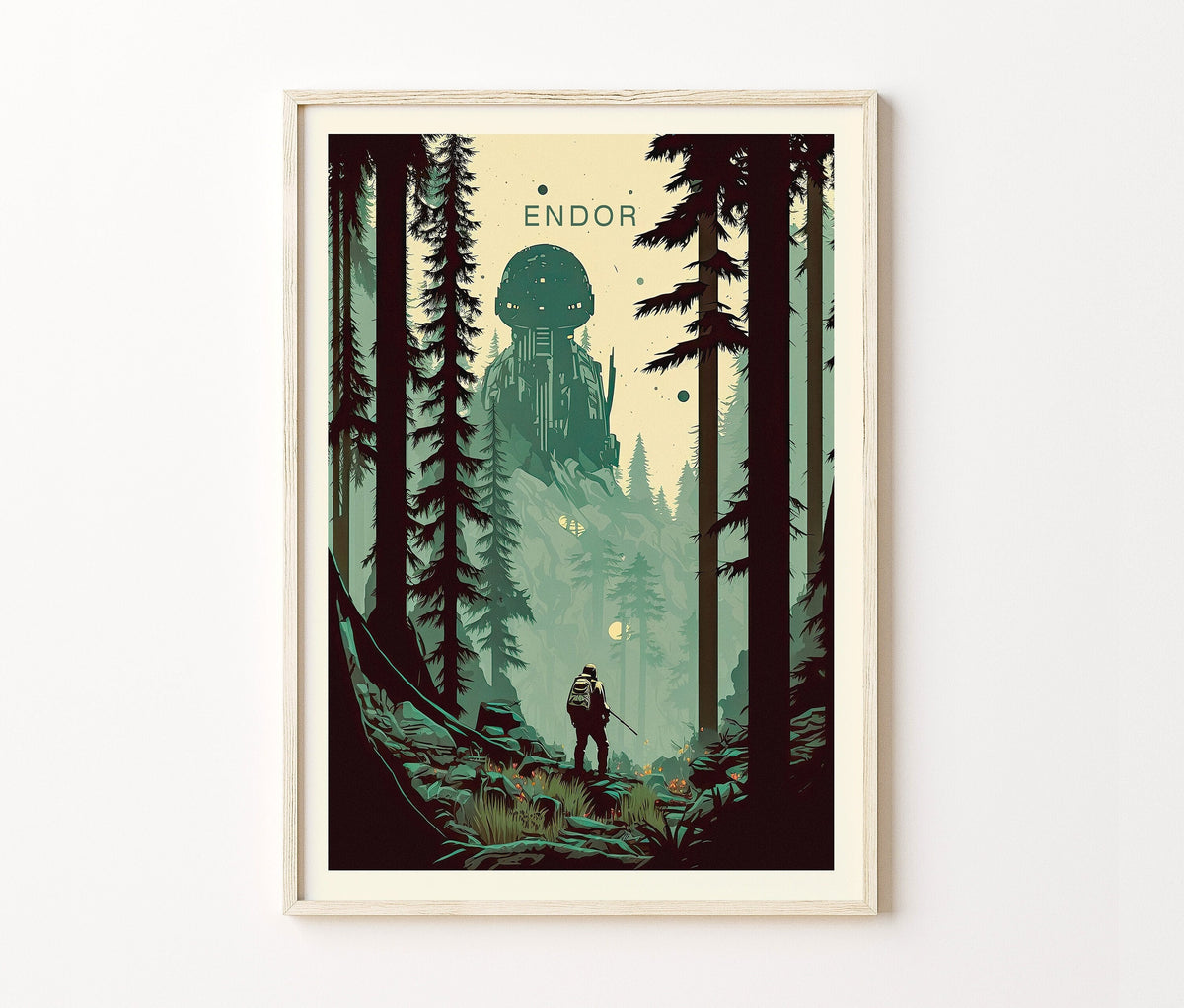 Endor Travel Poster – Tatooine Wall Art Print