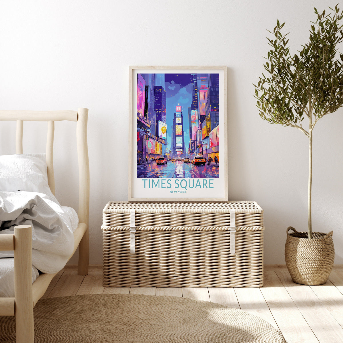 Times Square travel poster – view 2
