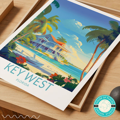 Key West Island travel poster – view 6