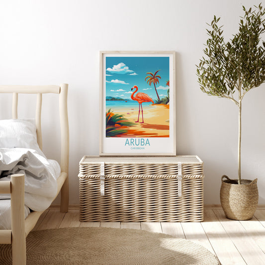 Aruba travel poster – view 2