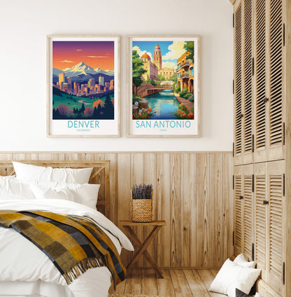 San Antonio travel poster – view 5