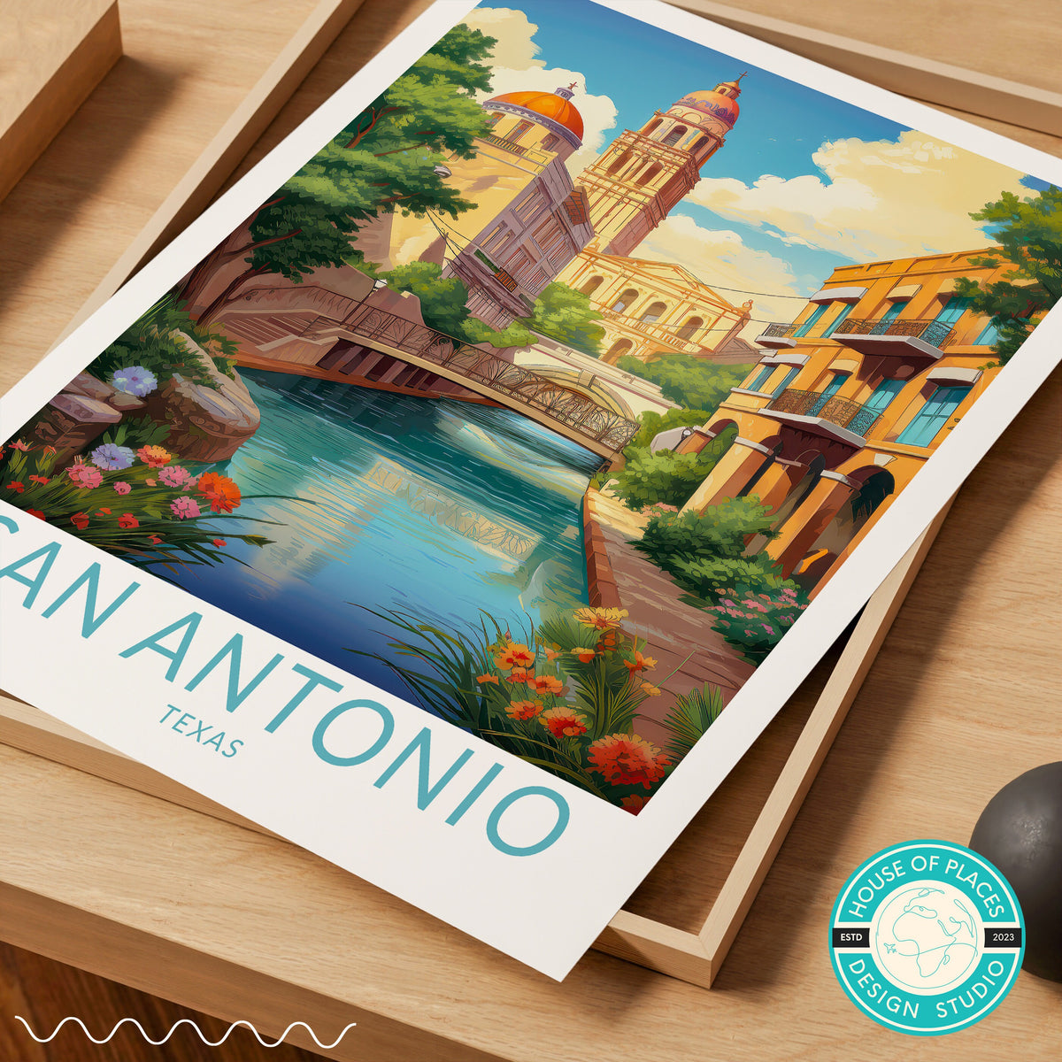 San Antonio travel poster – view 6