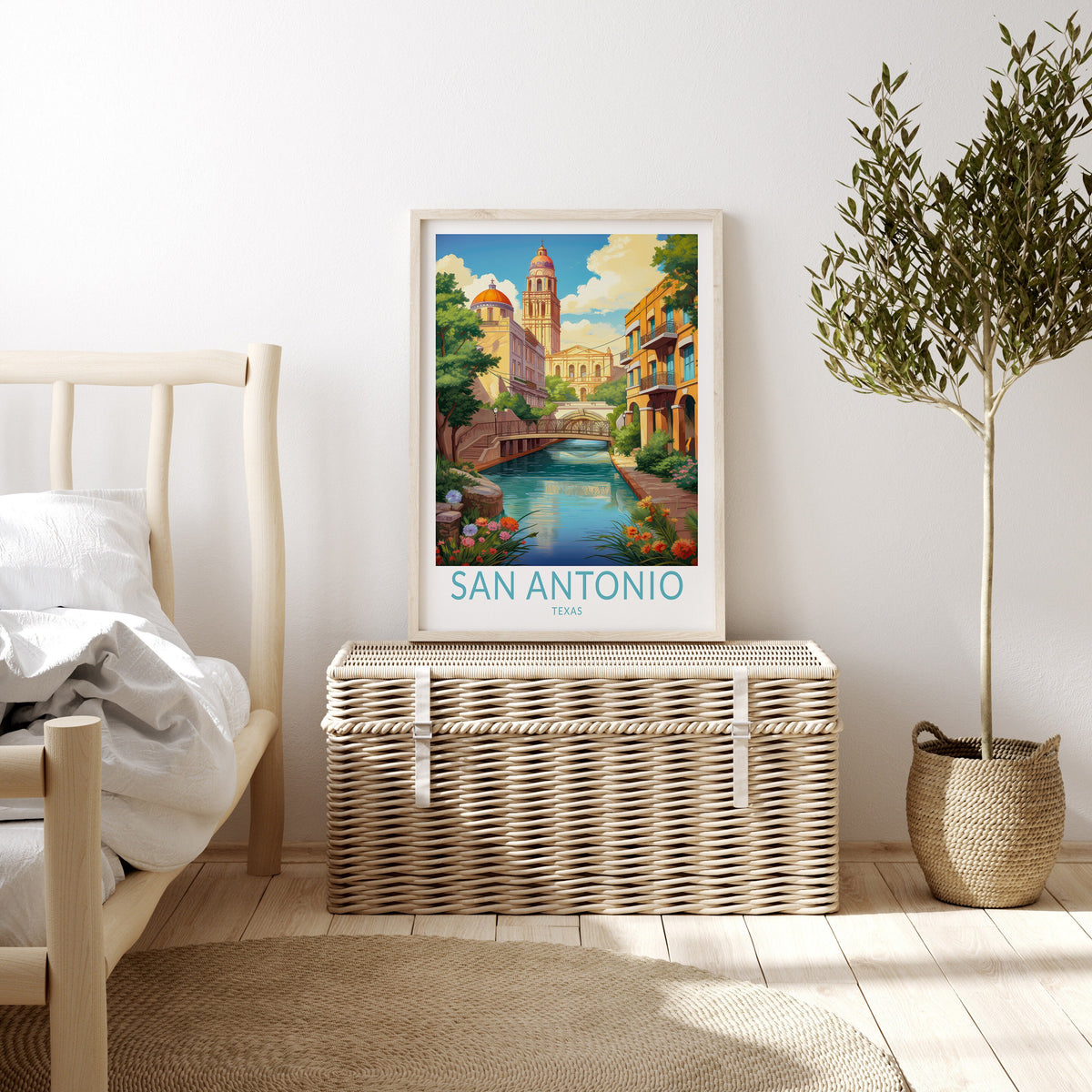 San Antonio travel poster – view 2