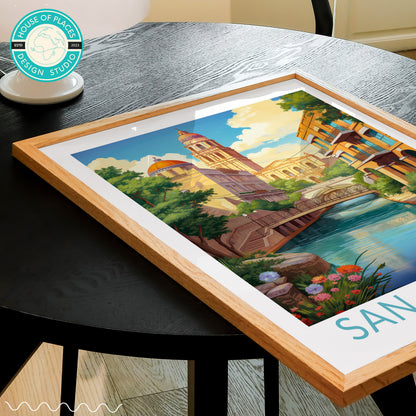San Antonio travel poster – view 7