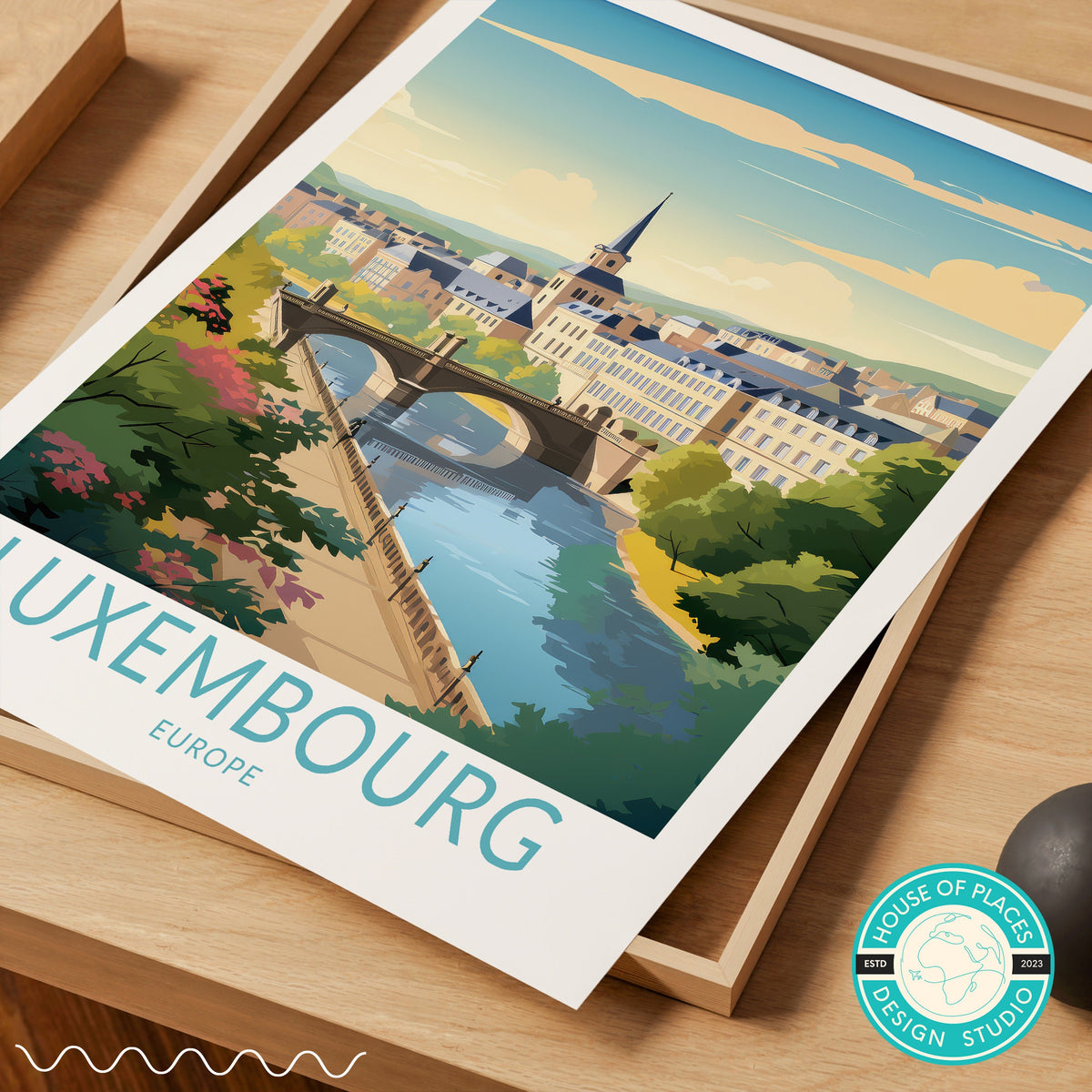 Luxembourg travel poster – view 6