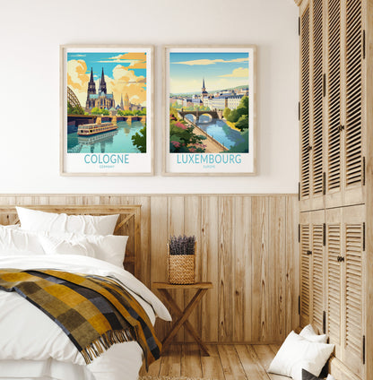 Luxembourg travel poster – view 5