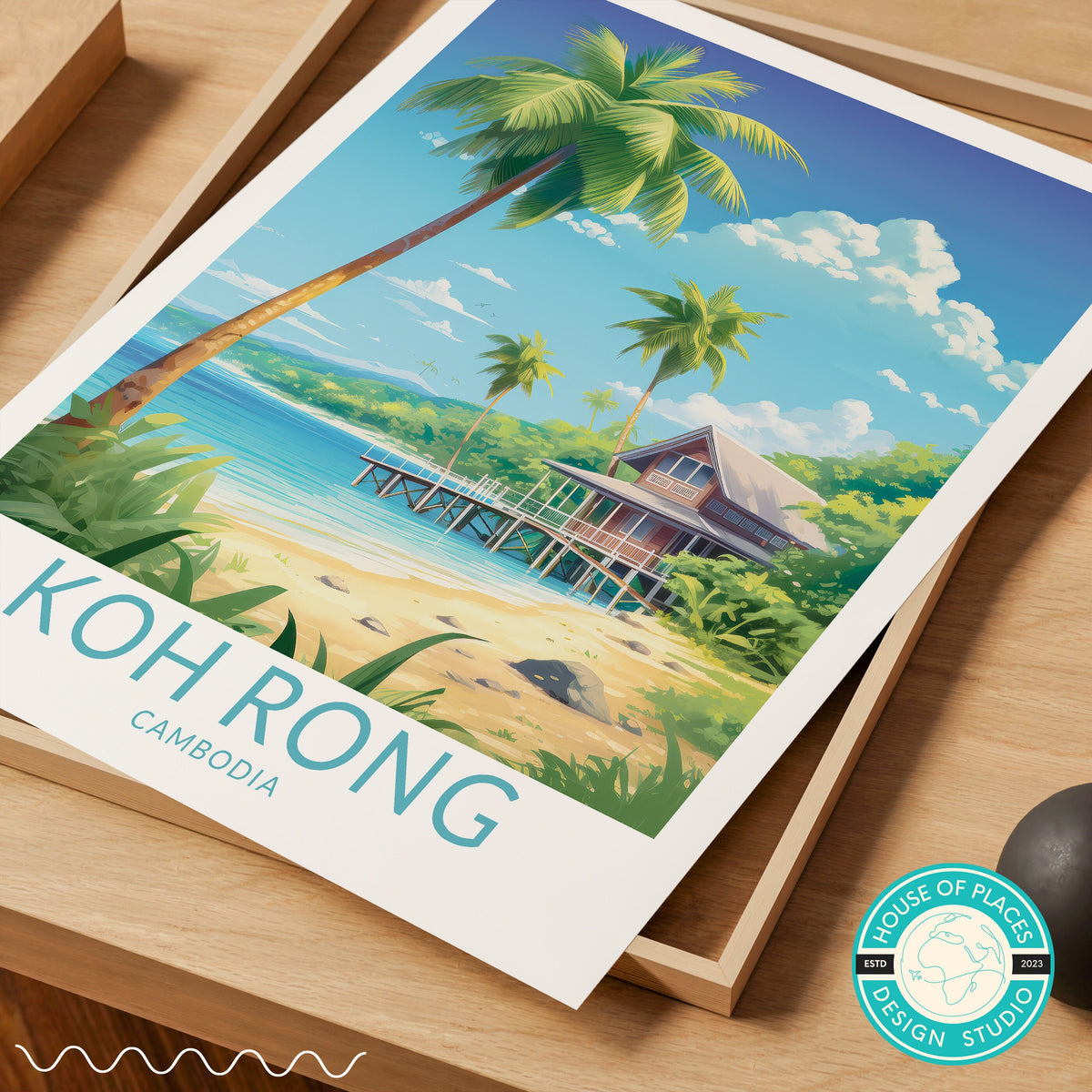 Koh Rong travel poster – view 6
