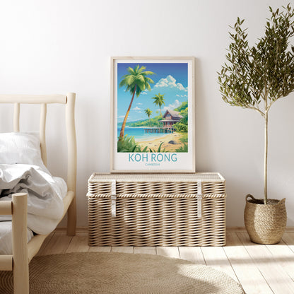 Koh Rong travel poster – view 2