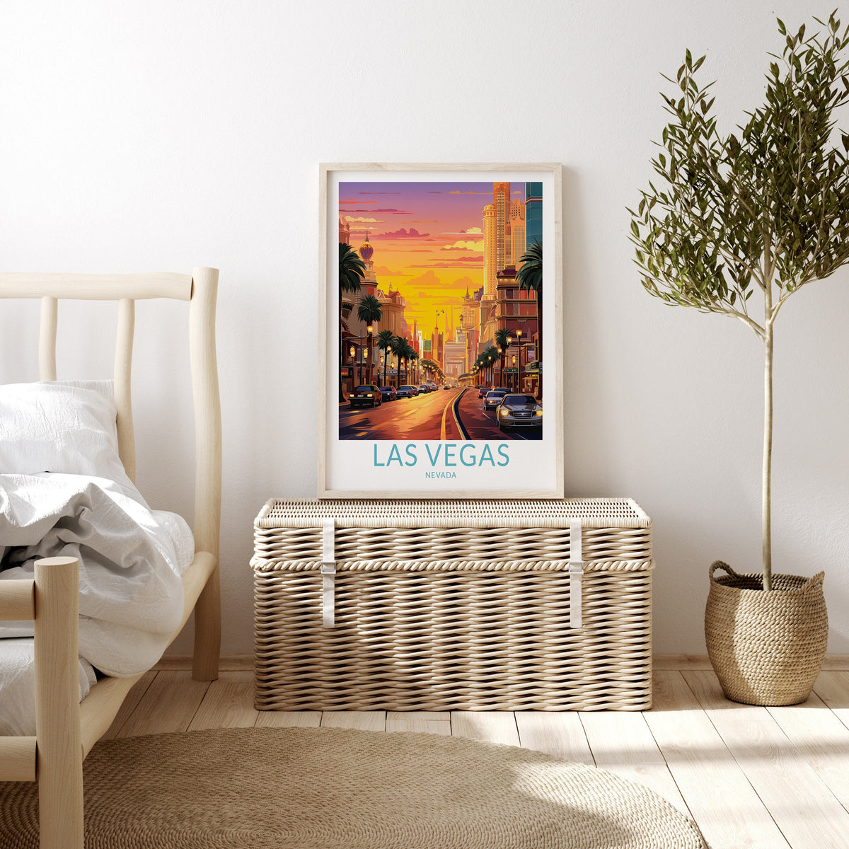 Las Vegas travel poster – view 2