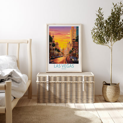 Las Vegas travel poster – view 2