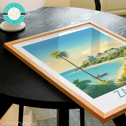 Zanzibar travel poster – view 4