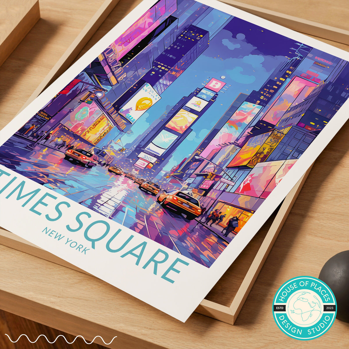 Times Square travel poster – view 6
