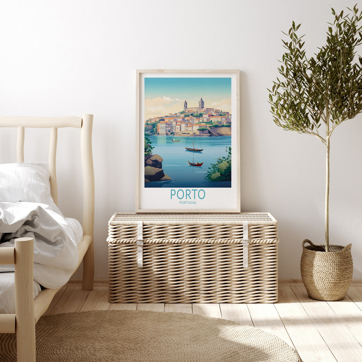 Porto travel poster – view 2