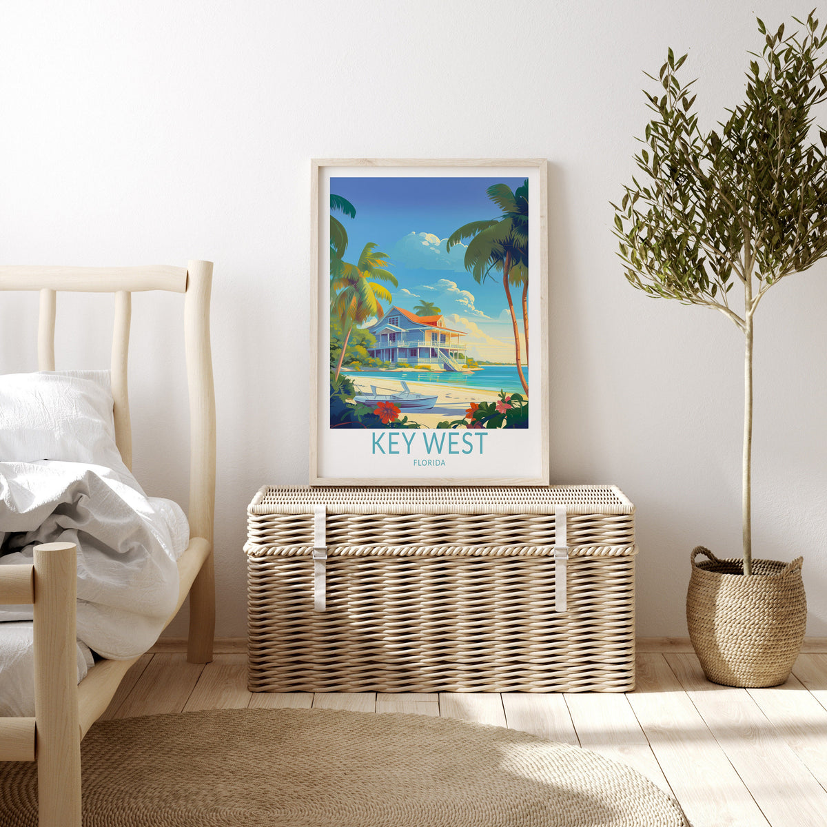 Key West Island travel poster – view 2