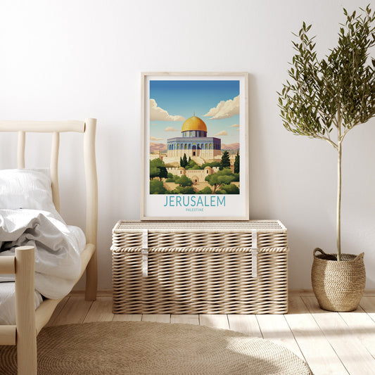 Jerusalem travel poster – view 2