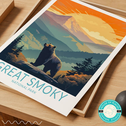 Great Smoky travel poster – view 6